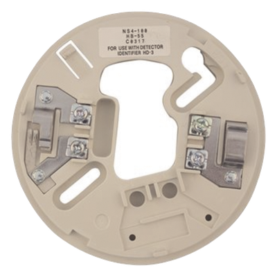 Base para Detector Convencional / 4 Pulgadas / 24 VCC / 2 Hilos / Contactos de Relé Forma C / Color Hueso | SIERRA STORE