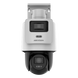 HIKVISION DS-2SE2C400MWG-E/14 - Cámara PTZ TandemVu IP / Dual Sensor 4 MP + 4 MP / Lentes 2.8 mm + 8 mm / Dual Light IR + Blanca 30 m | SIERRA STORE