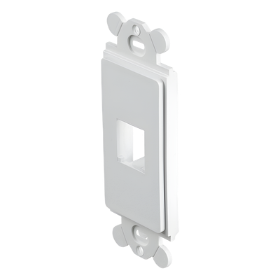 PANDUIT CFG1WH - Marco de Módulo / 1 Espacio Mini-Com / Para Placa Frontal GFCI / Color Blanco | SIERRA STORE
