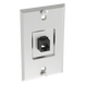 PANDUIT KWPK5E - Placa de Pared Vertical / 1 Puerto Keystone / Cat5e / Acero Inoxidable / 114.3 mm (4.50 pulgadas) | SIERRA STORE