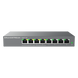 Switch Administrable Capa 2 Lite / 8 Puertos Gigabit / 4 Puertos PoE+ / 32 VLAN / QoS / GDMS Cloud / Montaje Pared y Escritorio | SIERRA STORE