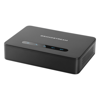 Adaptador de Teléfono Analógico ATA / 2 Puertos FXS / Router NAT Gigabit / Cifrado AES / Calidad de Voz HD / Fax T.38 | SIERRA STORE