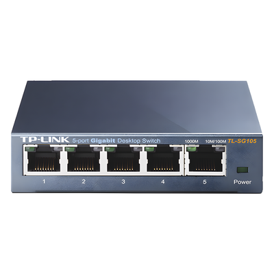 Switch / 5 Puertos Gigabit / 10/100/1000 Mbps / No Administrable / 7.4 Mpps / 3.94x3.86x0.98 in | SIERRA STORE