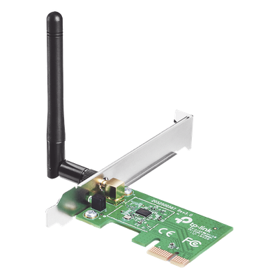 Adaptador Inalámbrico PCI Express / 150 Mbps / Banda 2.4 GHz / Antena Desmontable 2 dBi / IEEE 802.11n/g/b | SIERRA STORE