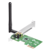 Adaptador Inalámbrico PCI Express / 150 Mbps / Banda 2.4 GHz / Antena Desmontable 2 dBi / IEEE 802.11n/g/b | SIERRA STORE