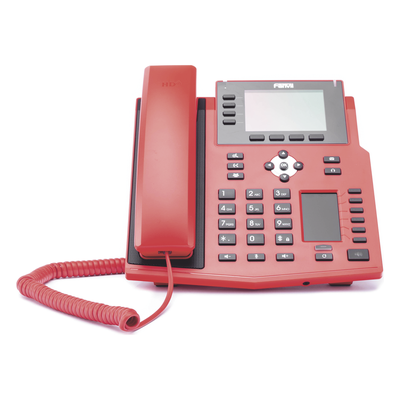 Teléfono IP Empresarial con Estándares Europeos, 16 lineas SIP con pantalla LCD de 3.5" a color, 6 teclas DSS/BLF, puertos Gigabit | SIERRA STORE