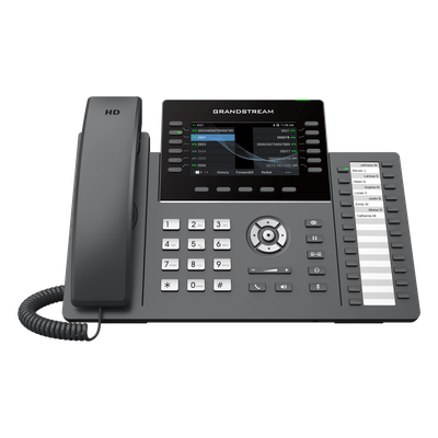 Teléfono IP / 12 Líneas / 24 Teclas Programables / Wi-Fi 6 / PoE / Pantalla LCD 4.3 Pulgadas / Bluetooth / Audio HD | SIERRA STORE