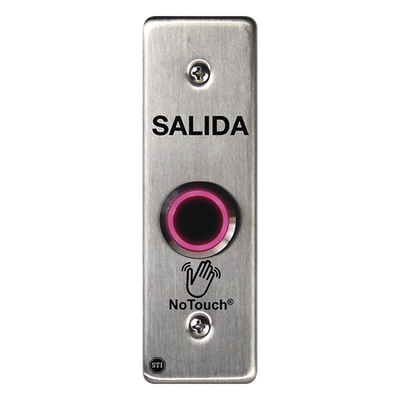 Interruptor IR sin contacto / Acero inoxidable 304 / Montaje delgado 4.5 x 4.5 x 0.26 pulgadas / Salida relé ajustable 0.5-20 s / | SIERRA STORE