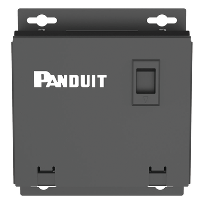 PANDUIT CPB6BL - Caja de Consolidación / 6 Puertos Mini-Com / Acero / 7 x 7 x 2.5 in / Montaje Piso-Pared-Techo / Negro | SIERRA STORE