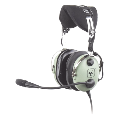 Auriculares de Aviación / Atenuación Pasiva NRR 23 dB / Micrófono Electret M-7A / Cable Bobina 5' (1.5 m) / Conector U-174/U / | SIERRA STORE