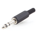 Conector Macho Estéreo / 6.35 mm (1/4") / Cuerpo Plástico / Terminación Soldadura / 28-14 AWG | SIERRA STORE