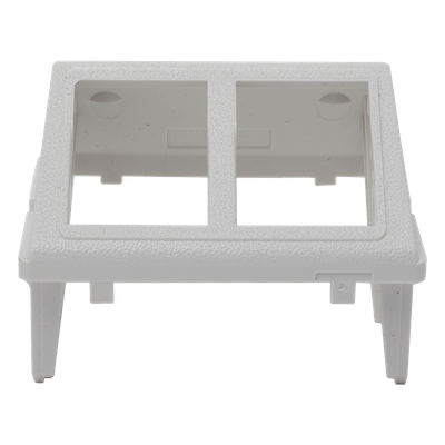 SIEMON CTE-MXA-02-02 - Adaptador de Placa de Pared / 2 Salidas / Angulado / Compatibilidad TERA y UTP MAX / Blanco | SIERRA STORE