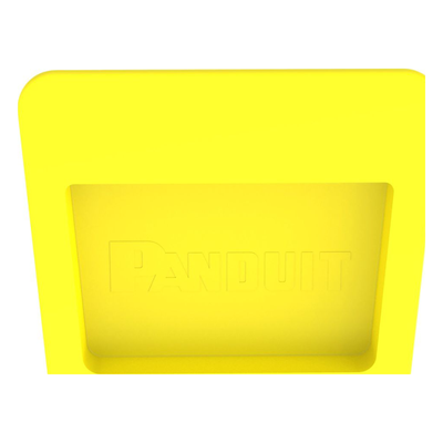 PANDUIT FREC4X4LYL - Tapa Final para Canaleta / 4x4 / Instalación a Presión / Radio de Curvatura 50.8 mm / PVC Rígido y ABS / Amarillo | SIERRA STORE