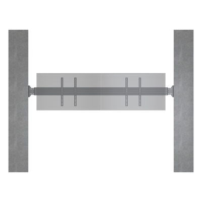 EPCOM INDUSTRIAL LFWW2X1U - Sistema de Montaje en Pared / Rieles 2000 mm (78.7 ft) / Estructura Modular / Soporte Ajustable / Incluye | SIERRA STORE