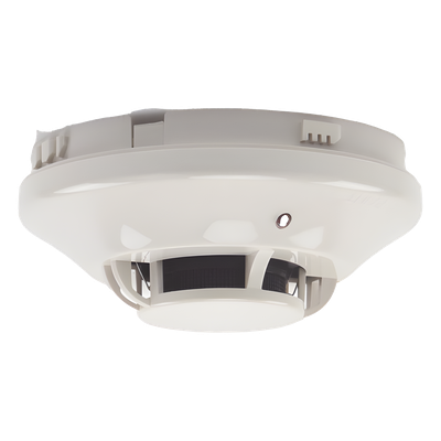 Detector de Humo Fotoeléctrico con Termistor Térmico / 24VDC / 57°C Fijo / Bajo Perfil / 2 in Altura x 6.2 in Diámetro | SIERRA STORE