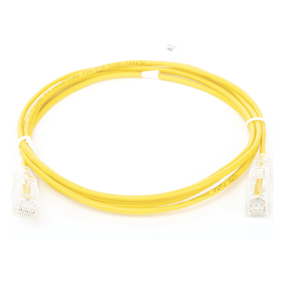 LINKEDPRO BY EPCOM LP-UT6-200-YE-28 - Cable de Parcheo Slim UTP Cat6 / 2 m (6.56 ft) / 28 AWG / Amarillo / 1 Gbps | SIERRA STORE