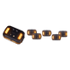 Luz de Advertencia Múltiple XLTD2735A / 26 LEDs Rojo/Azul/Blanco / IP67 / Magnética / Recargable 1200mAh / 72x48x29mm | SIERRA STORE