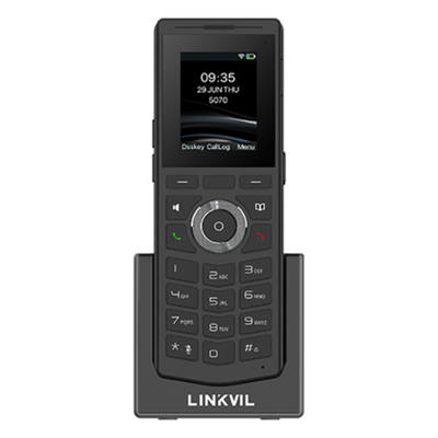 Teléfono IP Wi-Fi Portátil / Pantalla 2.0" 240x320 / Dual Band 2.4/5 GHz / Bluetooth 5.0 / Batería 1900 mAh / Resistencia Caídas 1.8 m | SIERRA STORE