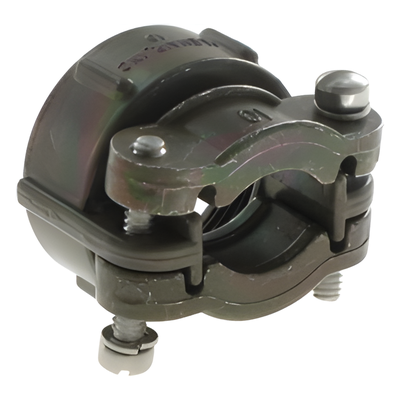 EPCOM INDUSTRIAL E/MS3057-10A - Soporte de Alivio de Cables / Conector Circular 18 mm / AWG 16 / Ensamble Roscable / Acabado Plateado | SIERRA STORE