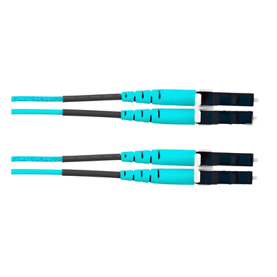 PANDUIT FZ2ERLNLNSNM018 - Jumper de Fibra Óptica / Multimodo OM4 50/125 / LC-LC Dúplex / OFNR Riser / Aqua / 18 m (59.06 pies) | SIERRA STORE