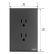 Placa de Contactos / 2 Tomas Dúplex 2P+T / 10-15 A / 127 V / 60 Hz / Policarbonato | SIERRA STORE