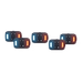 Luz de Advertencia Múltiple / 26 LEDs Rojo Azul Blanco / Recargable 1200 mAh / IP67 / Base Magnética | SIERRA STORE