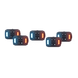 Luz de Advertencia Múltiple / 26 LEDs Rojo Azul Blanco / Recargable 1200 mAh / IP67 / Base Magnética | SIERRA STORE