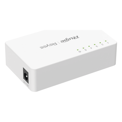 Switch No Administrable / 5 Puertos Gigabit / 10 Gbps Switching / Plug & Play / 2.1W Máximo / Cloud Visible | SIERRA STORE