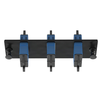 PANDUIT FAP3WBUDSCZ - Placa Acopladora de Fibra Óptica / 3 Conectores SC Duplex (6 Fibras) / Monomodo OS1/OS2 / Color Azul / Diseño | SIERRA STORE