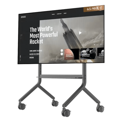 Soporte Móvil para Pantalla / 65" a 90" / Carga 90.9 kg (200 lbs) / VESA 200x200 a 800x500 / Altura Ajustable 1110-1560 mm | SIERRA STORE