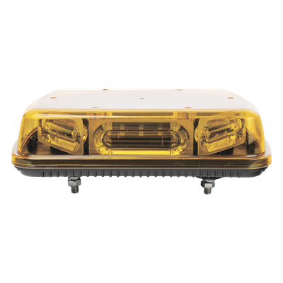 Mini Barra de Señalización / 18 LEDs Ámbar / Hyperlux / 25 Patrones de Destello / 12 VCC / -40°C a 55°C (-40°F a 131°F) | SIERRA STORE