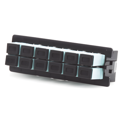 LINKEDPRO BY EPCOM LP-FO-S12-MM - Placa Acopladora / 12 Fibras Multimodo / 12 Acopladores SC Simplex / Compatible SC-LC-APC-PC/UPC / | SIERRA STORE