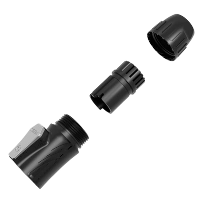 Conector de Alimentación / Núcleo de 3 capas / Carcasa de zinc con protección RF / Contactos dorados / 20A RMS / IP65 | SIERRA STORE