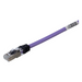 PANDUIT STP6X7VL - Patch Cord / Cat6A / S/FTP / 26 AWG / 2.13 m (7 ft) / LS0H / Violeta | SIERRA STORE