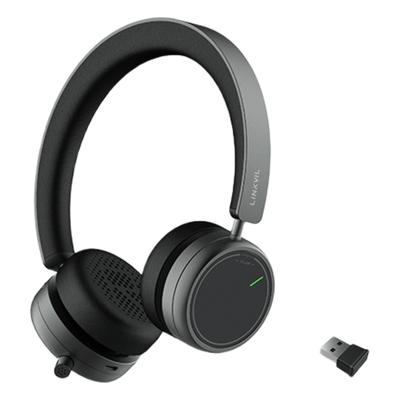 Auricular Inalámbrico LINKVIL DH50-B con Bluetooth 5.4 y Micrófono Retráctil con Cancelación de Ruido | SIERRA STORE