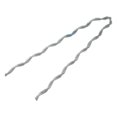Remate Preformado para Cable Guía de Acero / Acero Galvanizado / Ø 1.2 - 1.3 mm / Tensión 1300 N / Longitud 160 mm (0.52 ft) / | SIERRA STORE