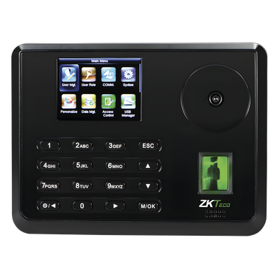 Terminal Biométrica de Palma y Huella / 600 Palmas / 3,000 Huellas / Pantalla Táctil 2.8" / TCP-IP USB / 100,000 Eventos / 10,000 | SIERRA STORE