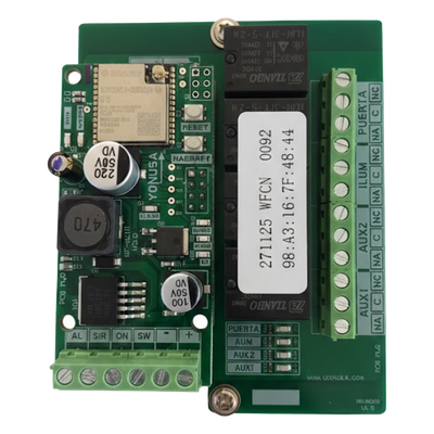 Tarjeta de Control Wi-Fi / 5 Salidas de Relé ON-OFF / IP55 / 2.4 GHz / 240 VAC 10 A | SIERRA STORE