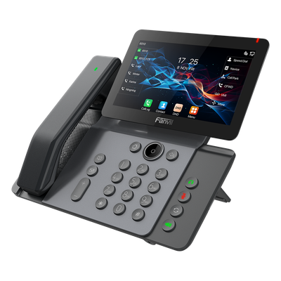 Teléfono IP Ejecutivo / 20 Líneas SIP / Pantalla Táctil IPS 7" / Wi-Fi 6 / Bluetooth 5.4 / Handset Inalámbrico / PoE / Gigabit Dual | SIERRA STORE