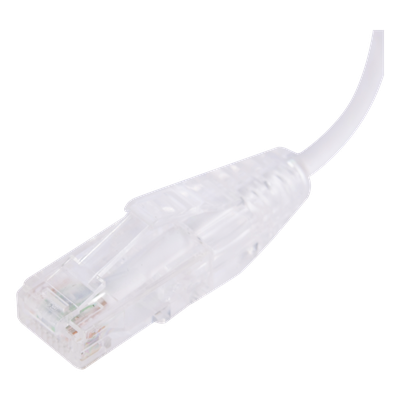 LINKEDPRO BY EPCOM LP-UT6-020-WH28 - Cable de Parcheo Slim UTP Cat6 / 20 cm (0.66 ft) / 28 AWG / Blanco / RJ45 | SIERRA STORE
