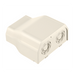 PANDUIT T70EEIW - Conector de Tubería a Canaleta / Salidas 1/2", 3/4", 1" y 1 1/4" / PVC Rígido / UL94V-0 / TIA/EIA / Color Blanco Mate | SIERRA STORE