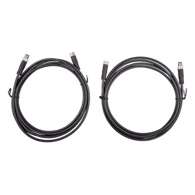 Cable de Comunicación BMS / Conector Circular M8 / 2 m (6.6 ft) de Longitud / 2 Piezas / Compatible con Baterías Victron Litio NG | SIERRA STORE