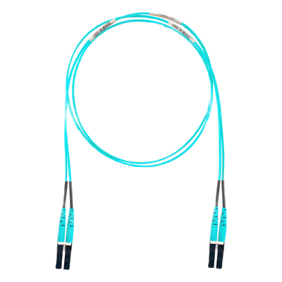 PANDUIT FZ2ERLNLNSNM025 - Jumper de Fibra Óptica / Multimodo OM4 50/125 μm / LC-LC Dúplex / OFNR Riser / 25 m (82 ft) / Color Aqua | SIERRA STORE
