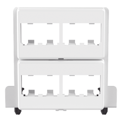 PANDUIT MS8PPB - Patch Panel / 8 Puertos Mini-Com / Acero Calibre 18 / Instalación Push/Pull / Gabinete Multipropósito | SIERRA STORE