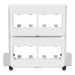 PANDUIT MS8PPB - Patch Panel / 8 Puertos Mini-Com / Acero Calibre 18 / Instalación Push/Pull / Gabinete Multipropósito | SIERRA STORE