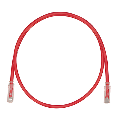 PANDUIT UTPSP1RDY - Cable de Parcheo UTP / Categoría 6 / 24 AWG / CM/LSZH / 1 ft (0.3 m) / T568A/B / 50 µin Oro | SIERRA STORE