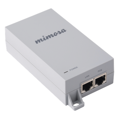 Inyector PoE / 50 VCC / 1.2 A / Gigabit / 2 x RJ-45 blindados / 65 x 36 x 163 mm / 0.4 kg | SIERRA STORE