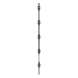 EPCOM INDUSTRIAL SYS-POST-3-R2 - Poste de Paso para Cerca Electrificada / Tubo Galvanizado Cal. 18 / 1 m (3.3 ft) de Altura / 1' de | SIERRA STORE