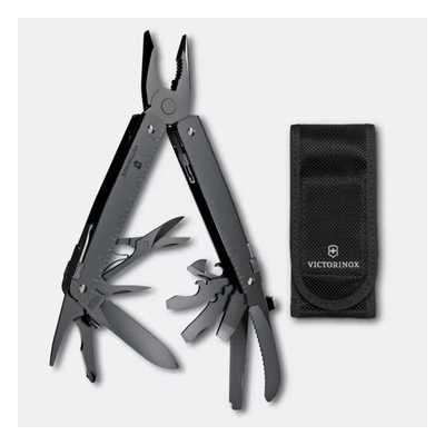 Alicate Multiuso / 26 Funciones / Acero Suizo / Punta Fina / 115x45x19 mm / 295 g / 0.38x0.15x0.06 ft | SIERRA STORE