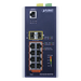 Switch Industrial Administrable Capa 3, 8 Puertos Gigabit PoE 802.3bt+, 2 Puertos 1 G / 2.5 G SFP+ | SIERRA STORE